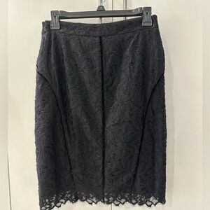 Worn once. Donna Karan lace skirt